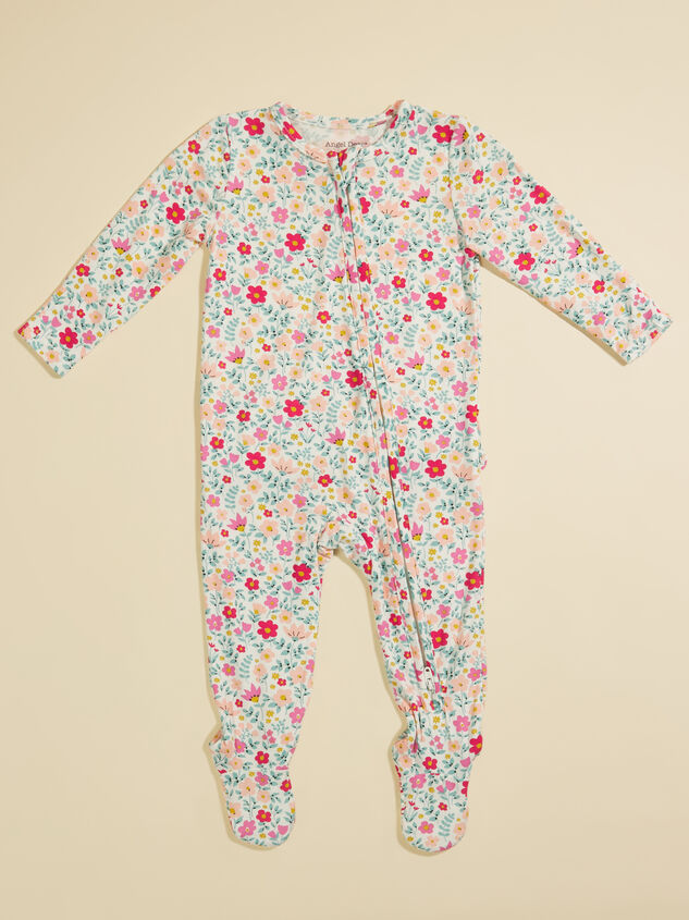 Phoebe Floral Ruffle Footie - TULLABEE