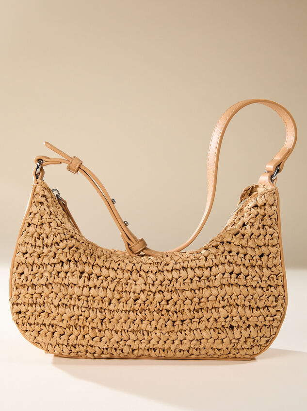 Pura Vida Straw Shoulder Bag Detail 4 - TULLABEE