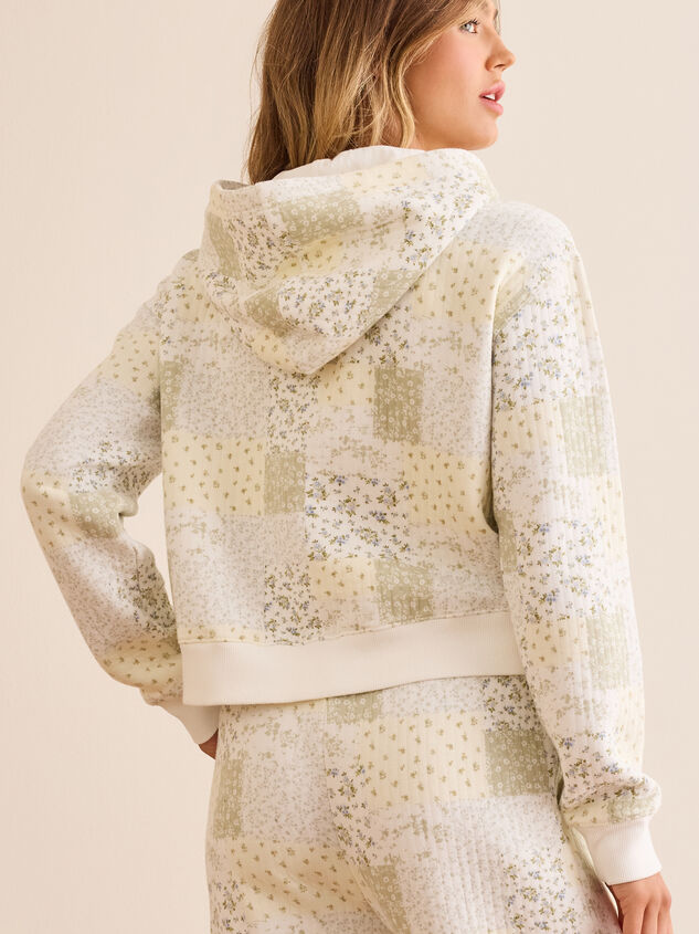 Defy Quilted Patchwork Hoodie Detail 6 - TULLABEE