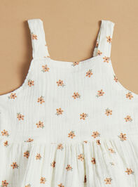 Birdie Floral Toddler Tank and Pant Set Detail 2 - TULLABEE