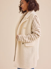 Londie Boucle Vest Detail 4 - TULLABEE