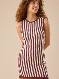Laken Knit Mini Dress Detail 5 - TULLABEE