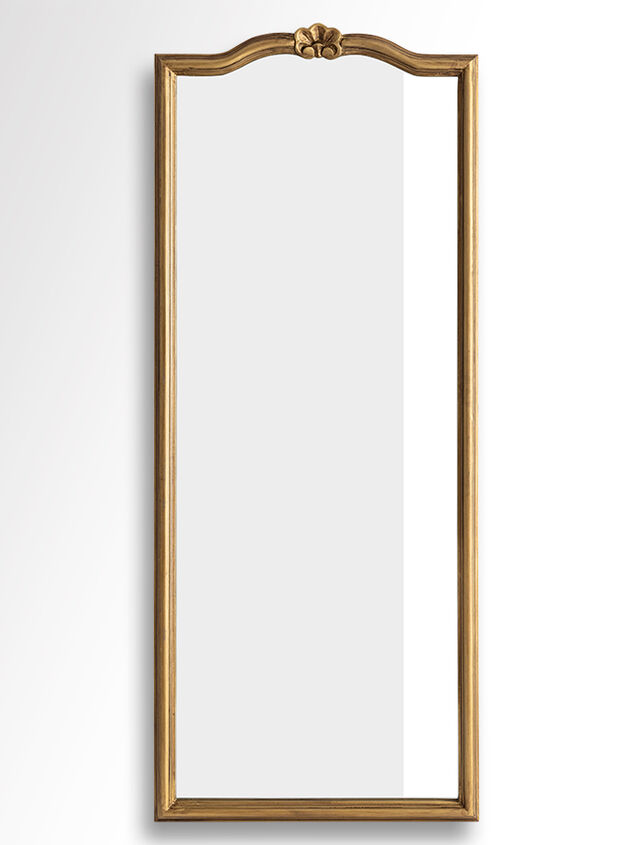 Adele Gilded Wood Mirror Detail 2 - TULLABEE