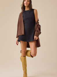 Reya Denim Mini Dress - TULLABEE