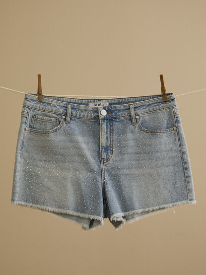 Sally Sparkle Denim Short - TULLABEE