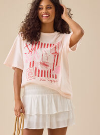 Sail Away Oversize Graphic Tee - TULLABEE