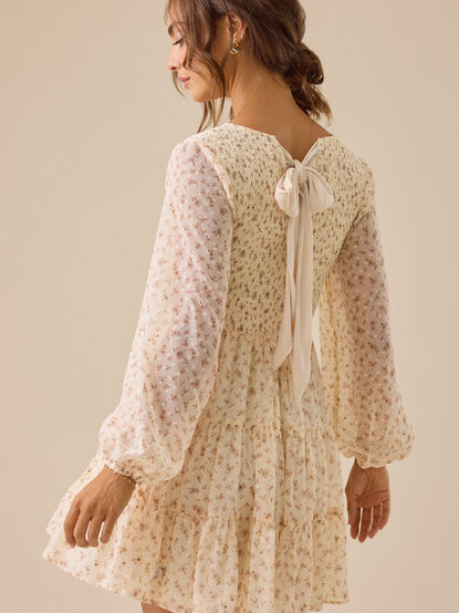 Chelly Floral Mini Dress - TULLABEE