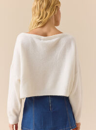 Ainsley Boat Neck Sweater Detail 5 - TULLABEE