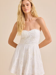 Margo Strapless Mini Dress Detail 3 - TULLABEE