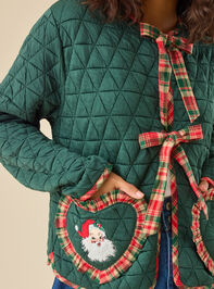 Merrie Quilted Jacket Detail 3 - TULLABEE