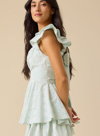 Haisley Double Layered Eyelet Romper Detail 4 - TULLABEE