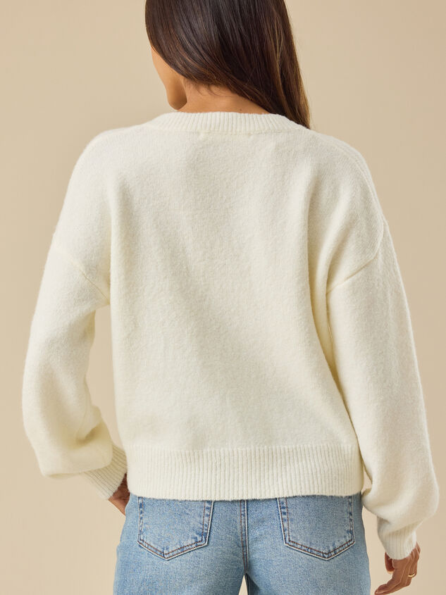 Mitsy Plaid Bow Pullover Detail 4 - TULLABEE