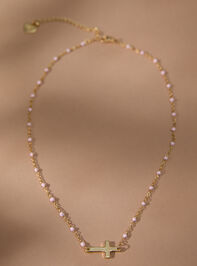 18k Gold Exactly Where You Need To Be Necklace Detail 2 - TULLABEE