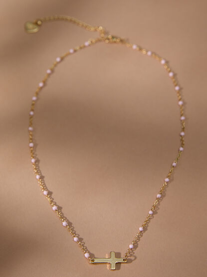 18k Gold Exactly Where You Need To Be Necklace - TULLABEE