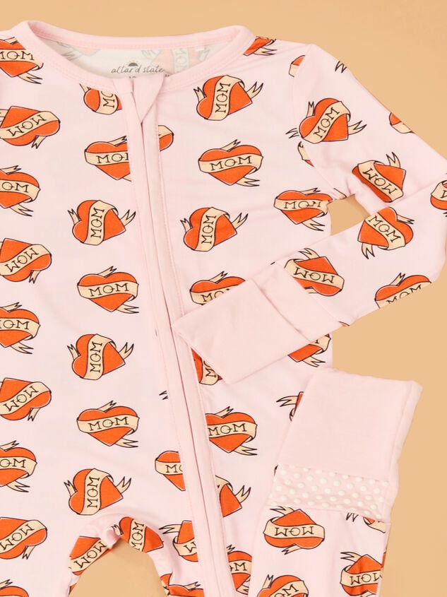 Mom Heart Tattoo Sleeper Detail 2 - TULLABEE