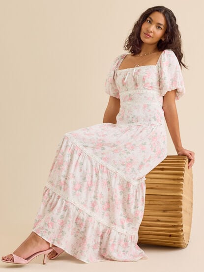 Viola Floral Maxi Dress - TULLABEE