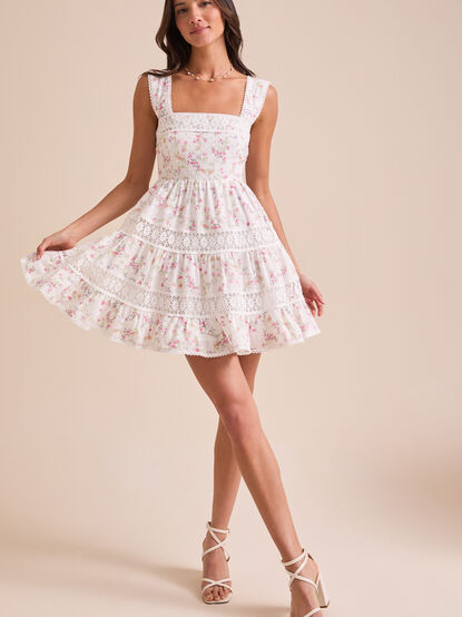 Ella Kate Floral Mini Dress - TULLABEE