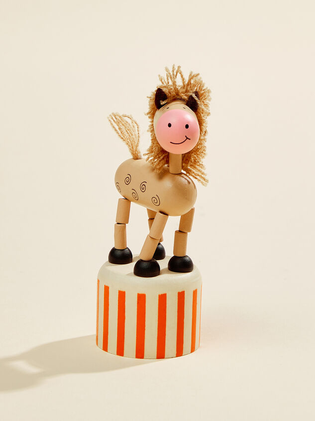 Horse Collapsible Toy by MudPie Detail 1 - TULLABEE