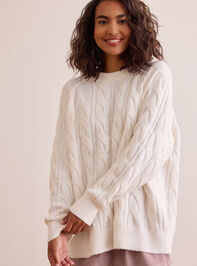 Daydream Cable Knit Sweater - TULLABEE