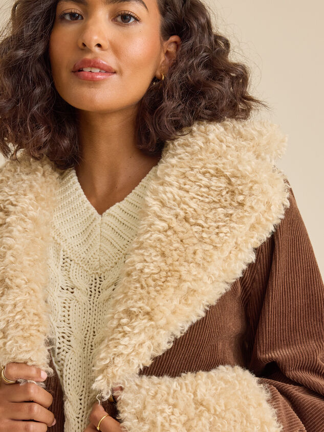 Emmie Cord Jacket Detail 3 - TULLABEE