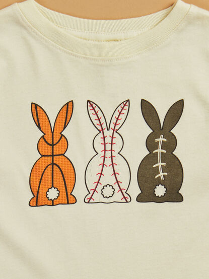 Sporty Bunnies Graphic Tee - TULLABEE
