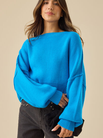 Cam Boxy Sweater - TULLABEE