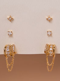 14K Gold Maddie Earring Set - TULLABEE