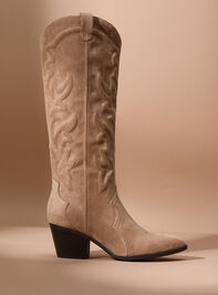 Margot Stitched Western Boot Detail 2 - TULLABEE