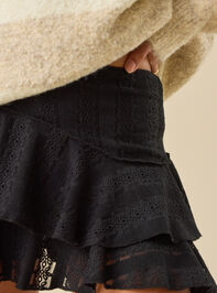 Harriet Lace Mini Skort Detail 4 - TULLABEE