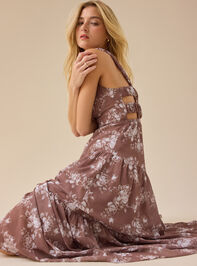 Lacy Floral Maxi Dress Detail 7 - TULLABEE