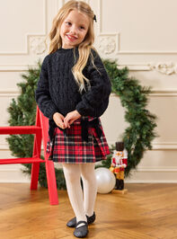 Iris Plaid Toddler Skirt - TULLABEE
