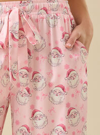 Maci Satin Sleep Pant Detail 3 - TULLABEE