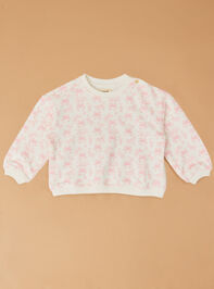 Ava Bow Toile Pullover - TULLABEE