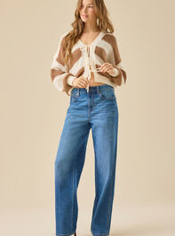 Nina Mid-Rise Wide Leg Jeans - TULLABEE