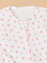 Strawberry Patch Footie Detail 4 - TULLABEE