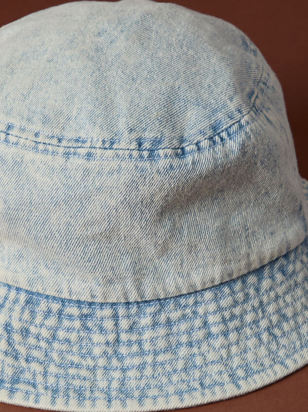 Denim Bucket Hat Detail 3 - TULLABEE