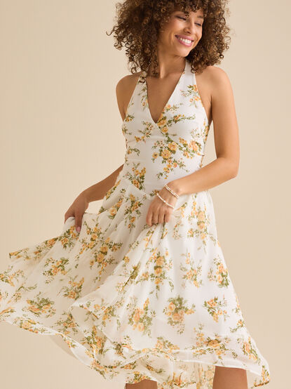 Liliana Floral Maxi Dress - TULLABEE