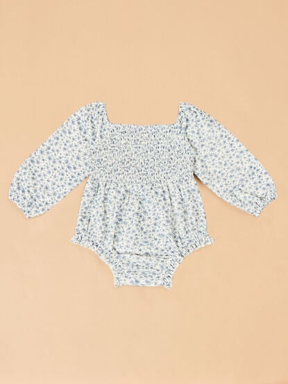 Nora Floral Bubble Romper - TULLABEE
