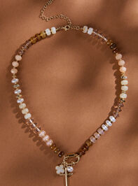 Forevermore Beaded Charm Necklace - TULLABEE