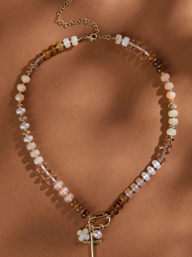 Forevermore Beaded Charm Necklace - TULLABEE