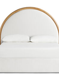 Joy Upholstered & Wood Bed - TULLABEE