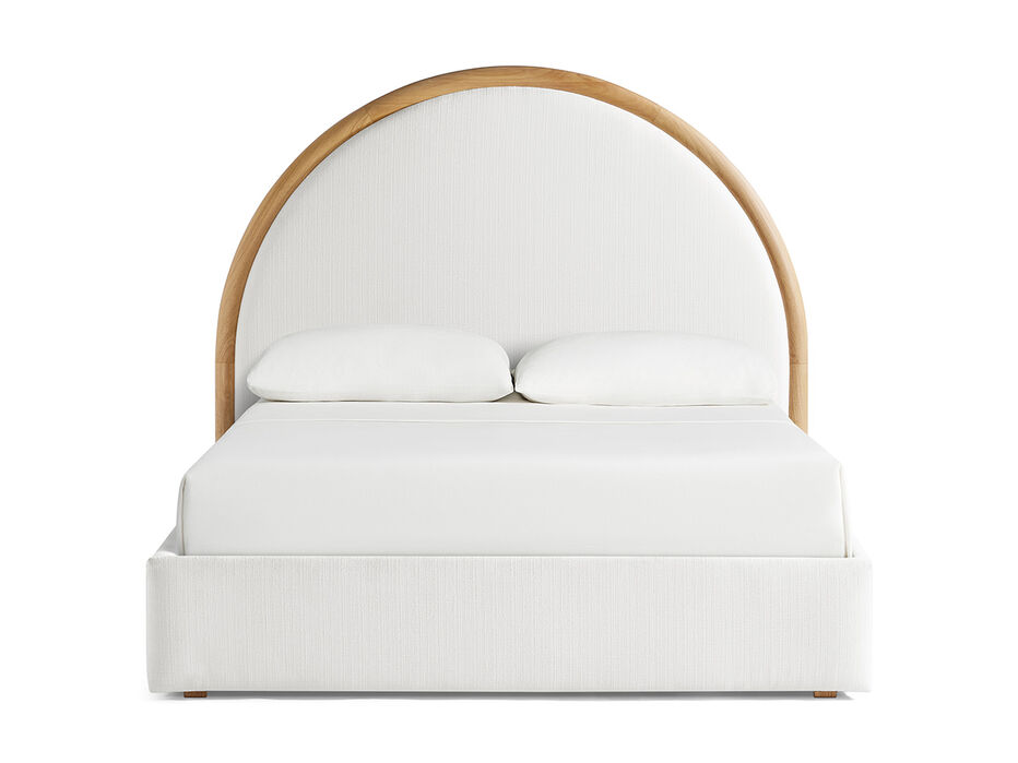 Joy Upholstered & Wood Bed - TULLABEE - 