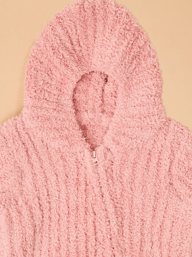 Carrie Chenille Hooded Romper Detail 3 - TULLABEE