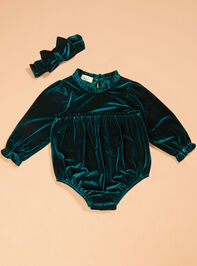 Ivy Velvet Bubble and Headband Set - TULLABEE