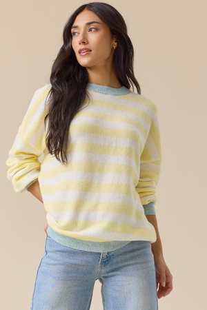 Charliene Striped Sweater - Altar'd State - 