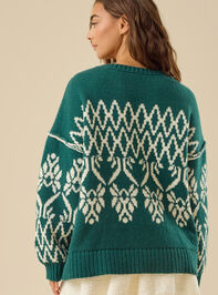 Colleen Fair Isle Sweater Detail 5 - TULLABEE