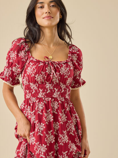 Aura Floral Maxi Dress - TULLABEE
