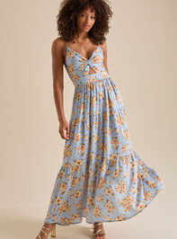 Kehlani Floral Maxi Dress Detail 2 - TULLABEE
