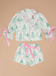 Evergreen Dreams Pajama Set Detail 2 - TULLABEE