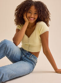 Sidney Pointelle Top Detail 3 - TULLABEE